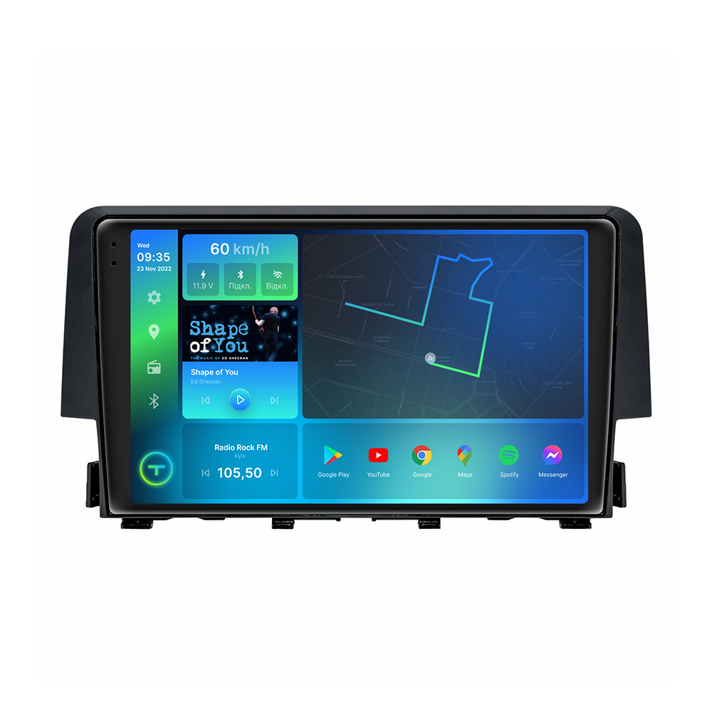 Штатна магнітола Torssen 2K Honda Civic 16-18 F9432 4G Carplay DSP