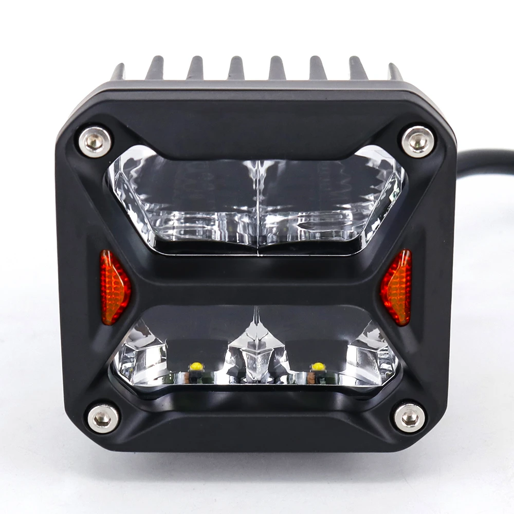 Фара додаткового світла DriveX WL SQ-106 DLX 3" SP+DRL 4L-20W OSR