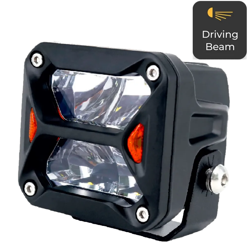 Фара додаткового світла DriveX WL SQ-106 DLX 3" SP+DRL 4L-20W OSR