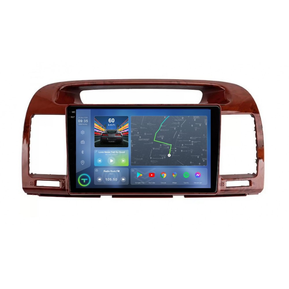 Штатна магнітола Torssen 2K Toyota Camry 30 01-06 дерево F9432 4G Carplay DSP