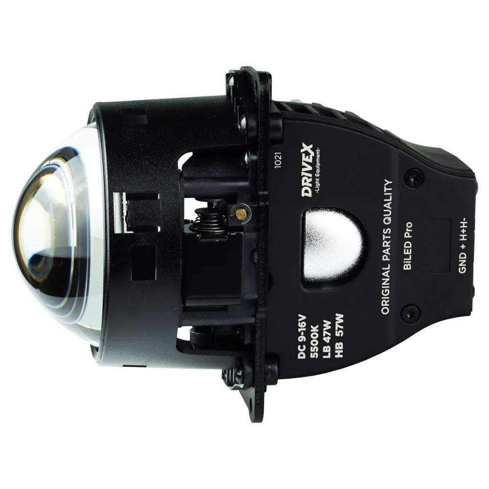 Світлодіодні лінзи у фари DriveX BiLED Pro 55W 24V 12V Dual-chip