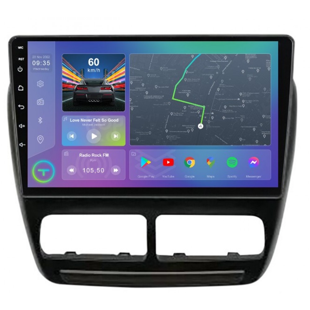 Штатная магнитола Torssen Fiat Doblo 2 263 09-15/Opel Combo Tourer (D) FL9 4+64Gb 4G Carplay DSP