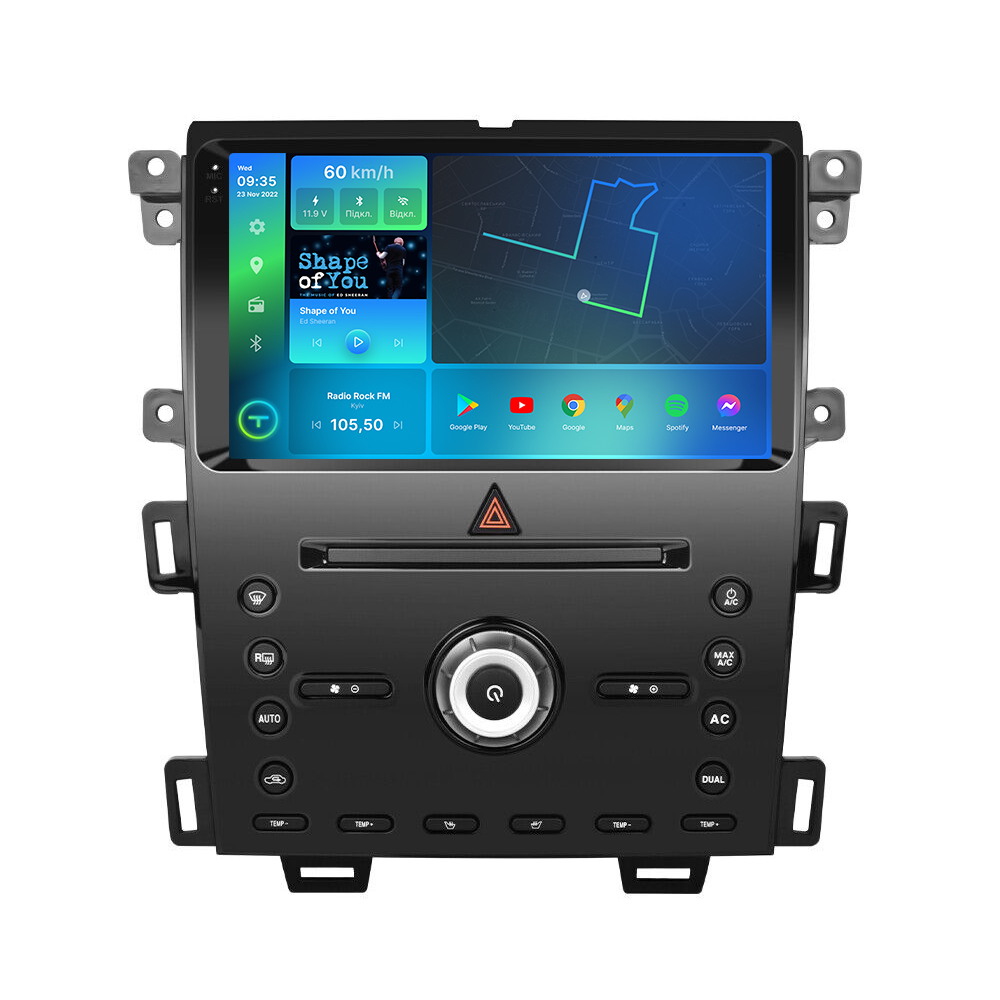 Штатна магнітола Torssen Ford Edge 2015-2018 F9232 4G Carplay DSP з кнопками