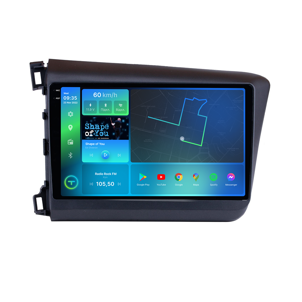Штатна магнітола Torssen 2K Honda Civic 2012+ F9432 4G Carplay DSP