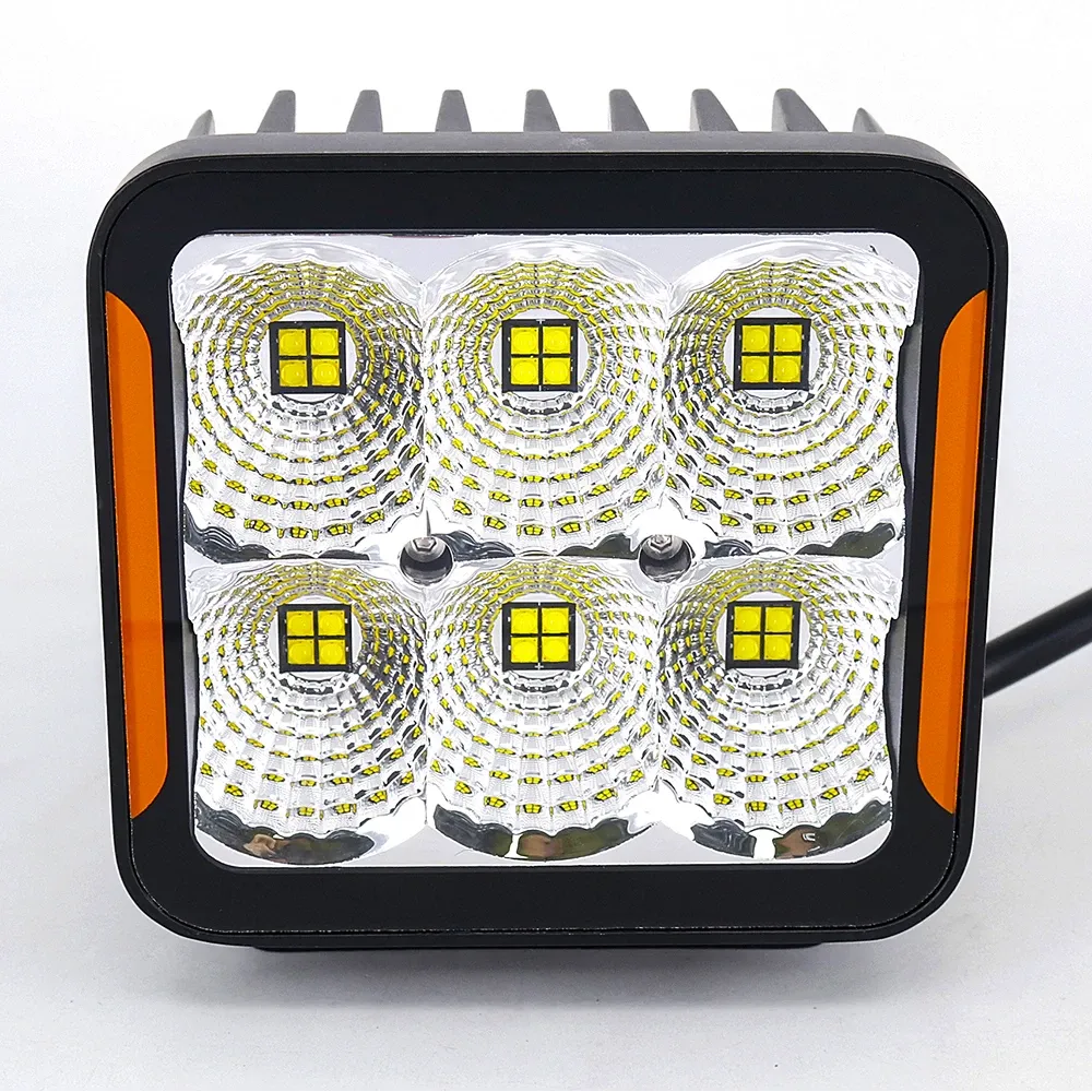 Фара додаткового світла DriveX WL SQ-108 DLX 4" FL+DRL 24L-120W OSR