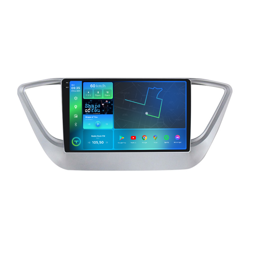 Штатна магнітола Torssen 2K Hyundai Accent 2017+ F9432 4G Carplay DSP