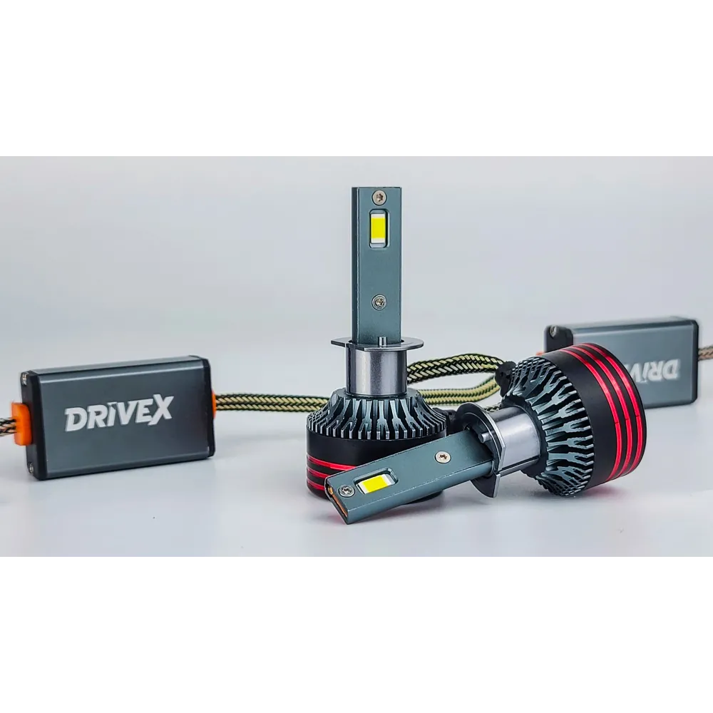 LED лампи автомобільні DriveX FE-03 H1 57W CAN 9-16V 6K к-т.