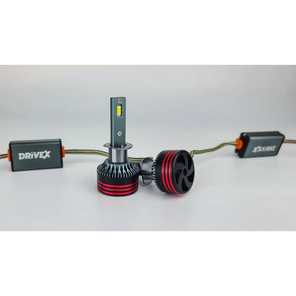 LED лампи автомобільні DriveX FE-03 H1 57W CAN 9-16V 6K к-т.