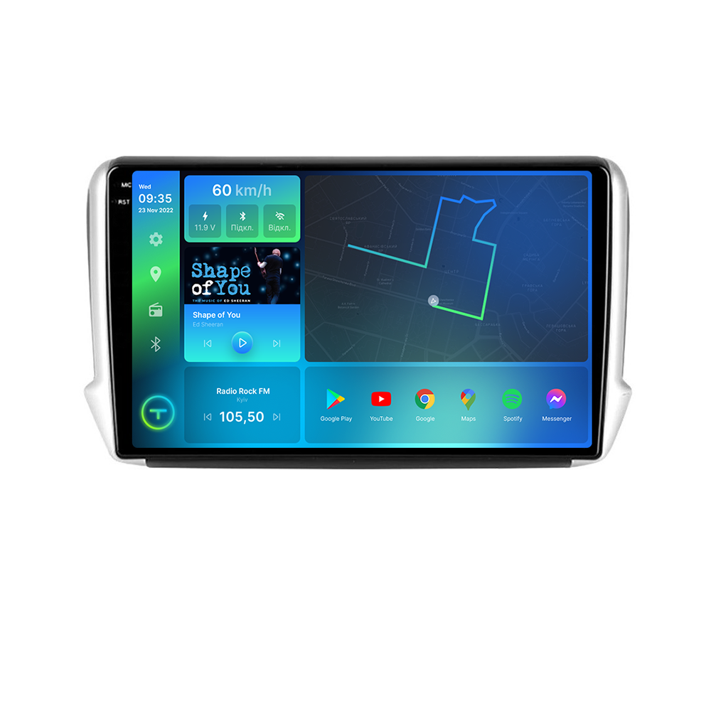 Штатная магнитола Torssen 2K Peugeot 2008 -20 F9432 4G Carplay DSP