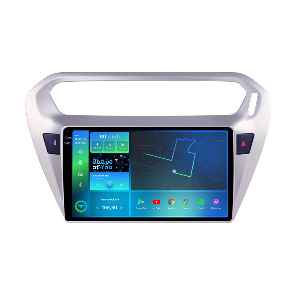 Штатна магнітола Torssen 2K Citroen Elysee C4 04-09 F9432 4G Carplay DSP