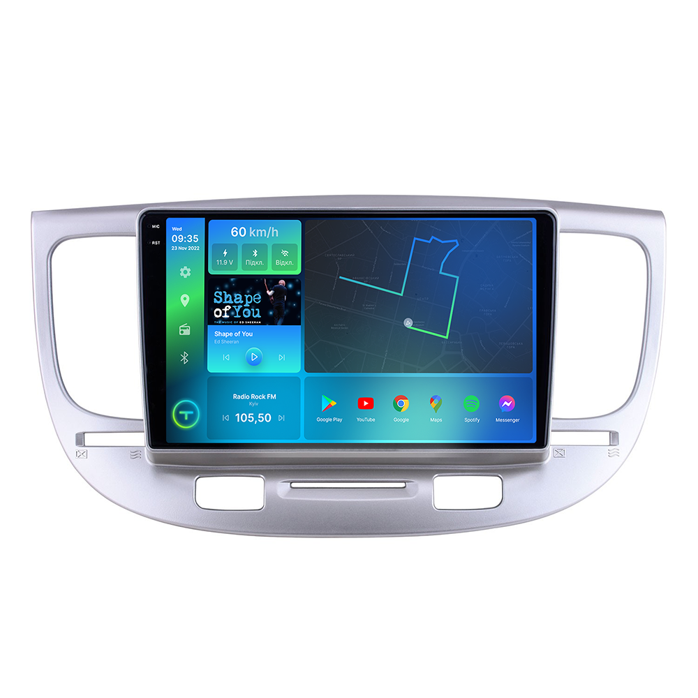 Штатна магнітола Torssen 2K Kia Rio 05-11 F9432 4G Carplay DSP