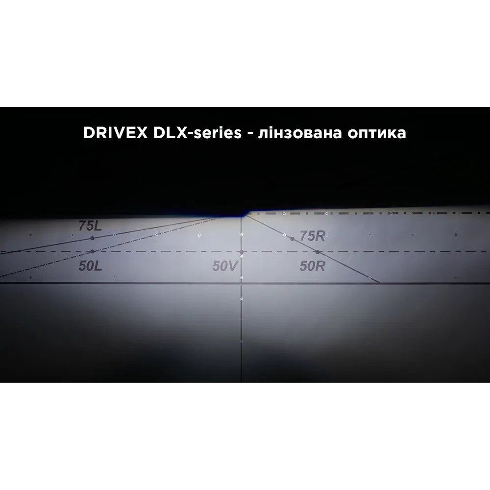 LED лампи автомобільні DriveX D4 DLX series 50W 6000K CAN під штатний блок