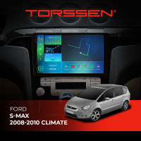 Штатна магнітола Torssen 2K Ford S-max 08-10 climate F9432 4G Carplay DSP