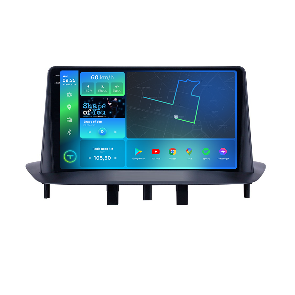 Штатная магнитола Torssen 2K Renault Megane 3 08-15 F9432 4G Carplay DSP