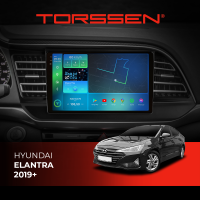 Штатна магнітола Torssen 2K Hyundai Elantra 19+ F9432 4G Carplay DSP