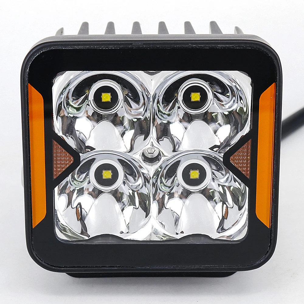 Фара додаткового світла DriveX WL SQ-102 DLX 3" SP+DRL 4L-20W OSR