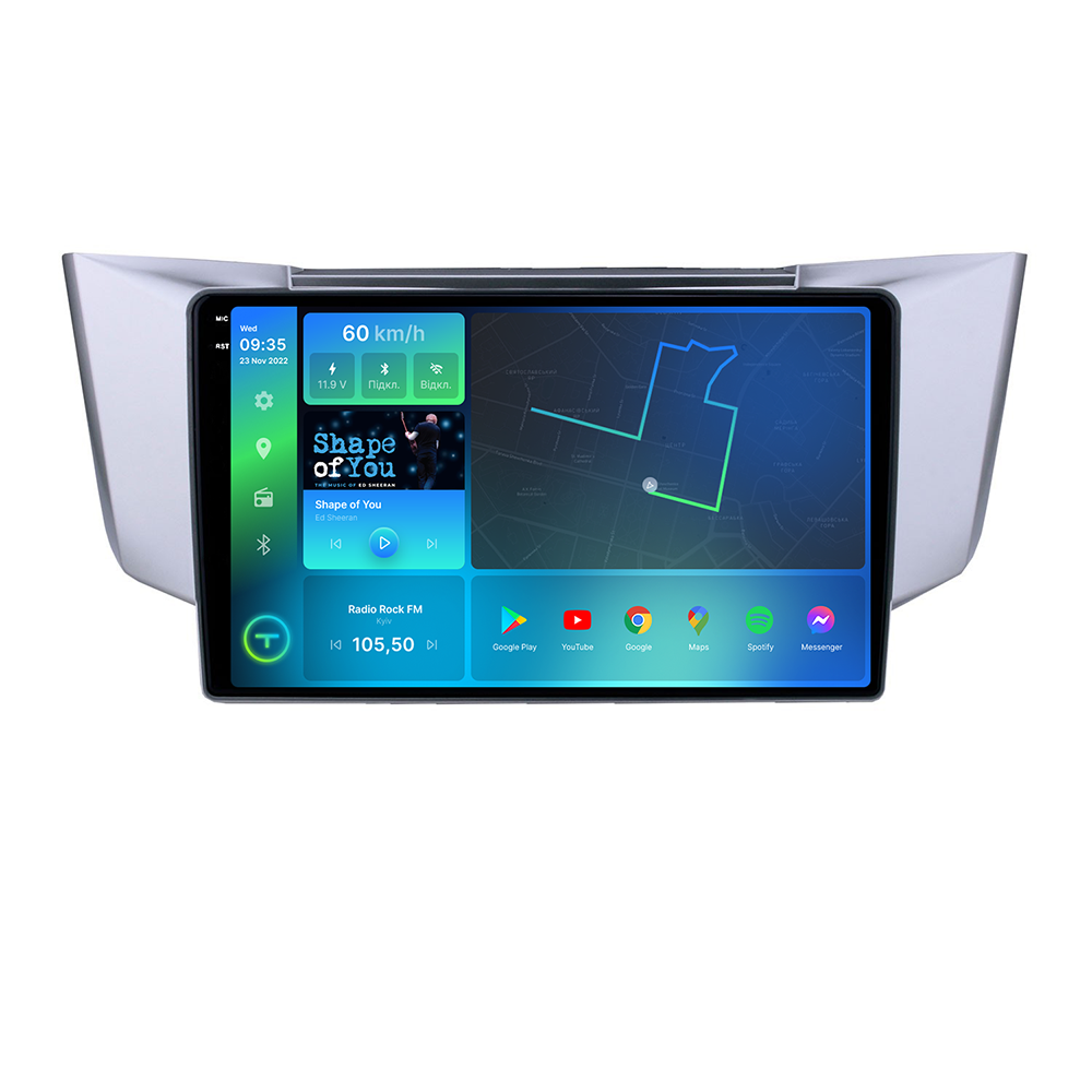 Штатная магнитола Torssen 2K Lexus RX 03-09, Toyota Harrier Silver F9432 4G Carplay DSP