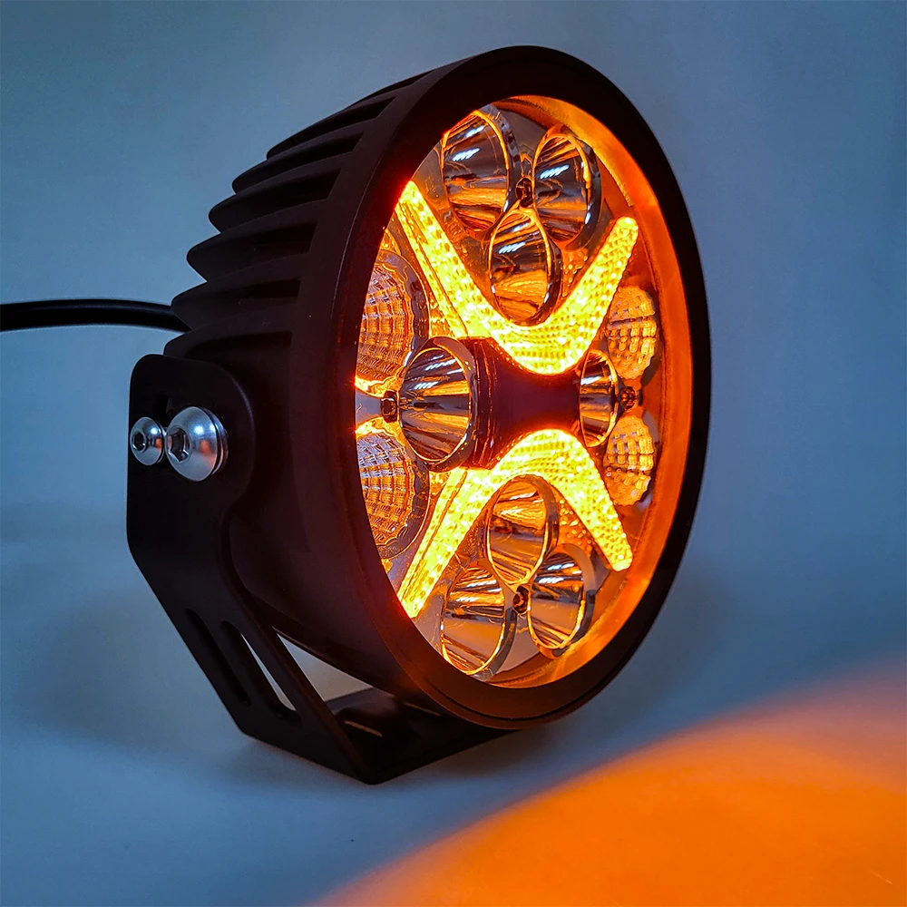 Фара додаткового світла DriveX WL R-105 DLX 7" COMBO+DRL 16L-80W OSR