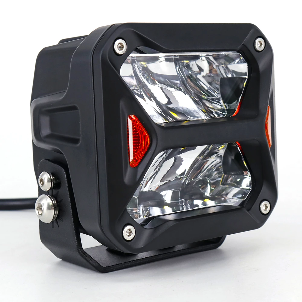 Фара додаткового світла DriveX WL SQ-113 DLX 4" DB+DRL 6L-30W OSR