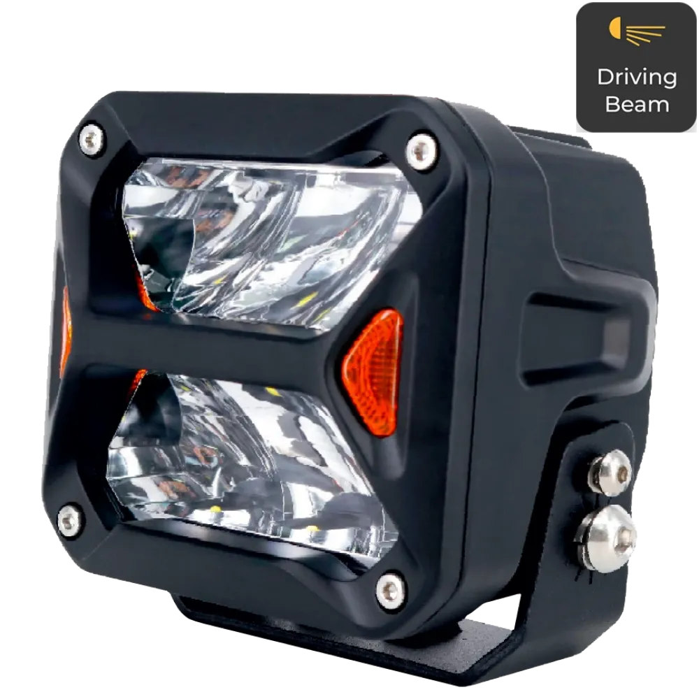Фара додаткового світла DriveX WL SQ-113 DLX 4" DB+DRL 6L-30W OSR