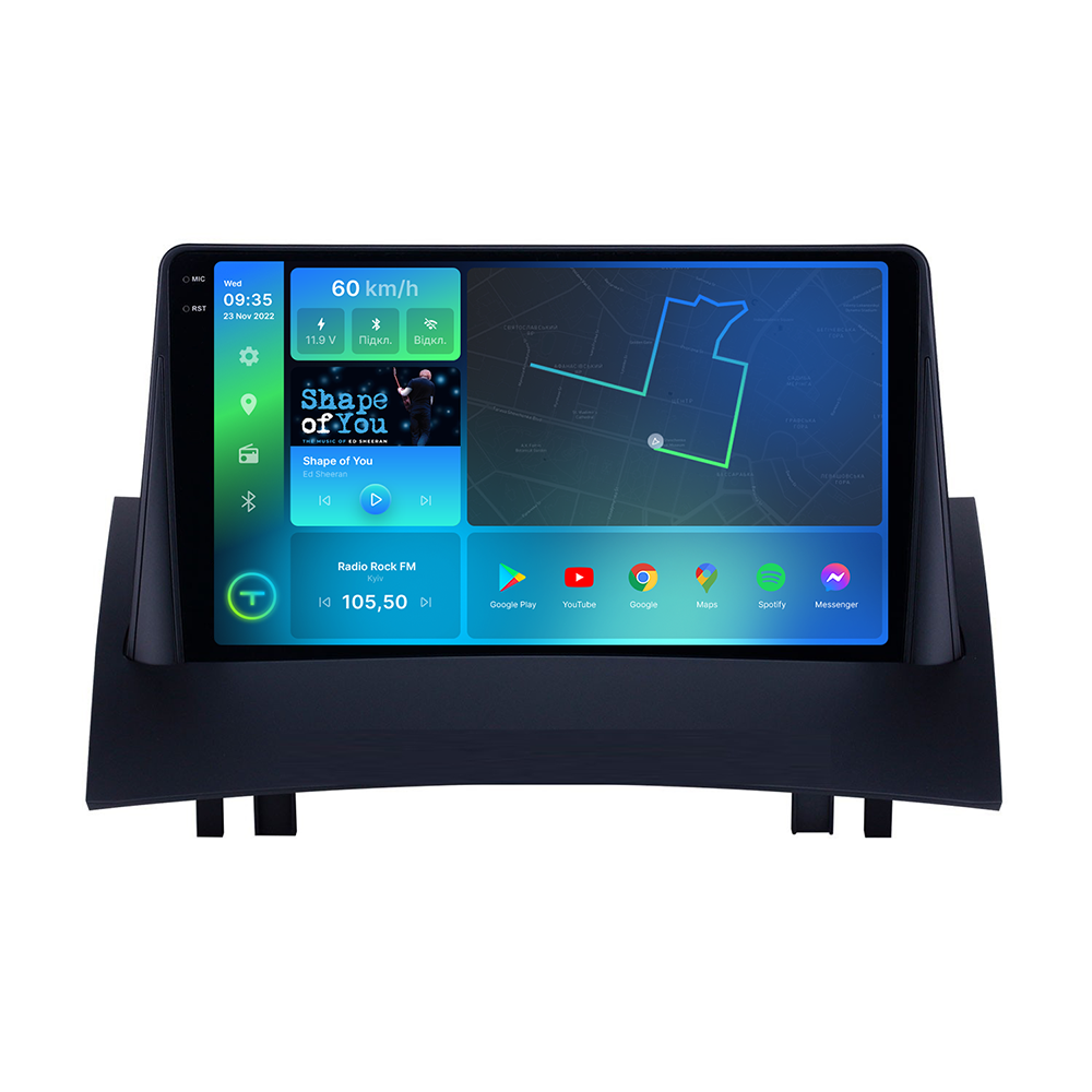 Штатная магнитола Torssen 2K Renault Megane 2 F9432 4G Carplay DSP