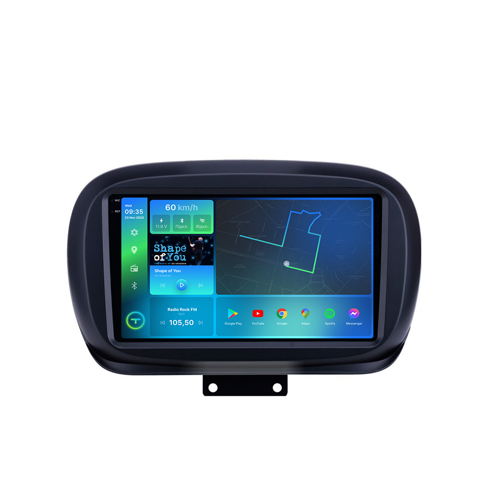 Штатна магнітола Torssen 2K Fiat 500/500X 14-19 F9432 4G Carplay DSP