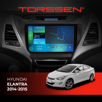 Штатна магнітола Torssen 2K Hyundai Elantra 2014-2015 F9432 4G Carplay DSP