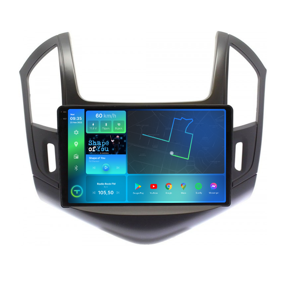 Штатна магнітола Torssen 2K Chevrolet Cruze 11-16 F9432 4G Carplay DSP