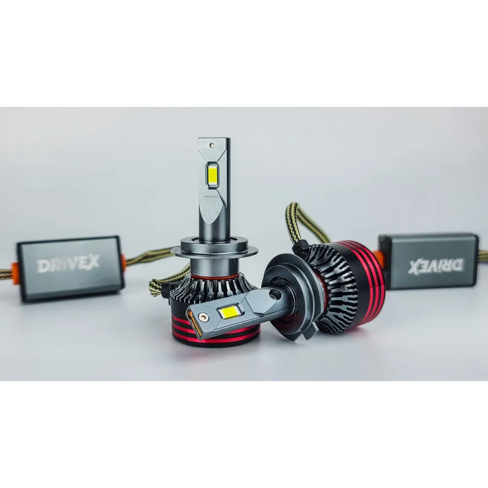 LED лампи автомобільні DriveX FE-01 H7 57W CAN 9-16V 6K к-т.