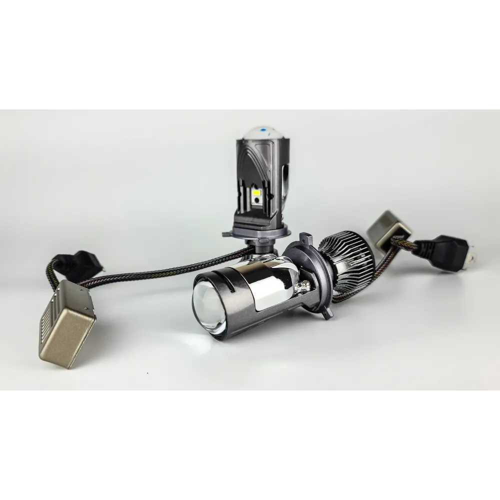 LED лампи автомобільні з лінзою DriveX LE-01 H4 H/L 6000K 31W/41W