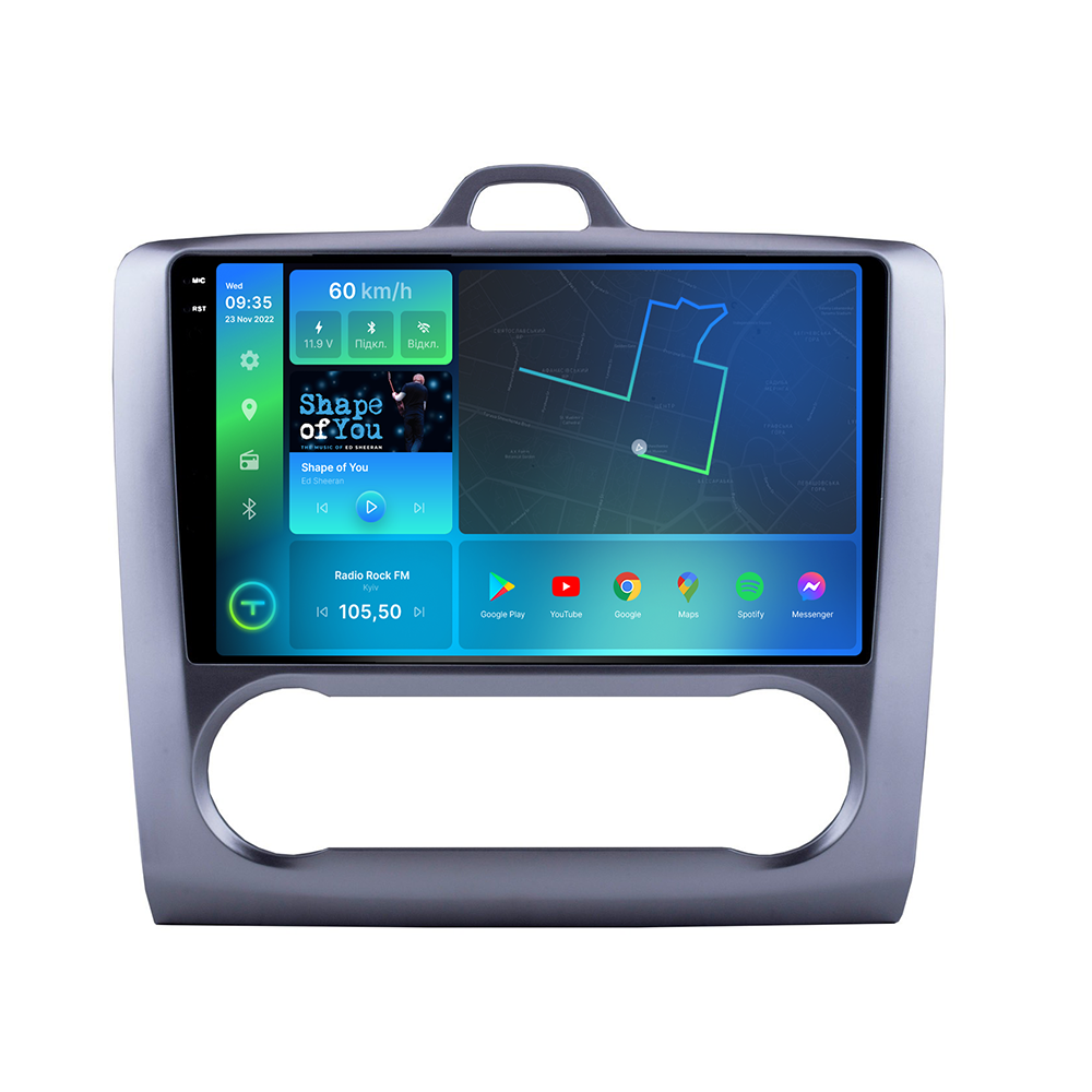 Штатна магнітола Torssen 2K Ford Focus 05-11 climate F9432 4G Carplay DSP