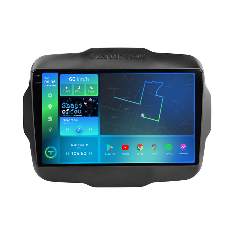 Штатна магнітола Torssen 2K Jeep Renegade 15-19 F9432 4G Carplay DSP