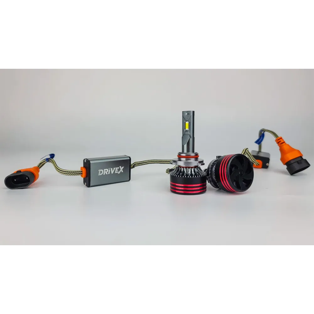 LED лампи автомобільні DriveX FE-01 HB4/9006 57W CAN 9-16V 6K к-т.
