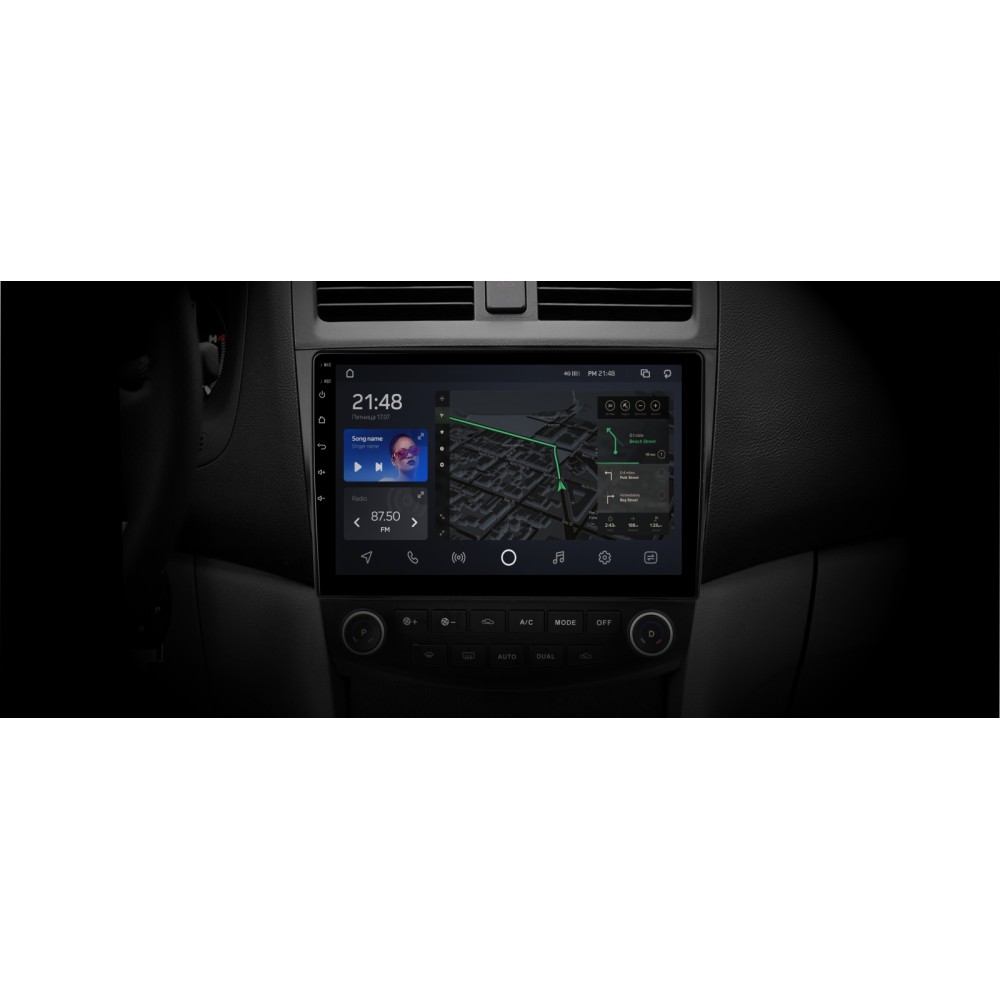 Штатна магнітола AMS T1010 6+128 Gb Honda Accord 7 CM UC CL 2005-2008 10" (L1)