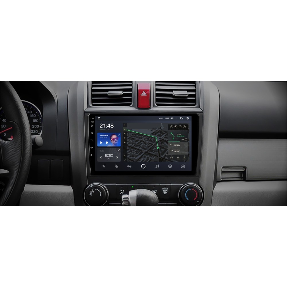 Штатна магнітола AMS T910 6+128 Gb Honda CR-V CR-V 3 RE 2006-2012 9"