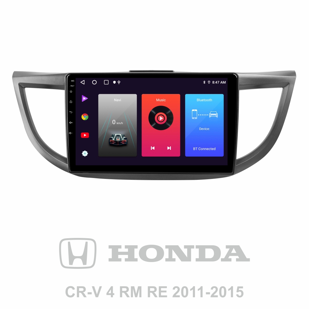 Автомобильная штатная магнитола SIGMA F10216 ANDROID 10 2+32 Gb Honda CR-V CR-V 4 RM RE 2011-2018 (A) 10"