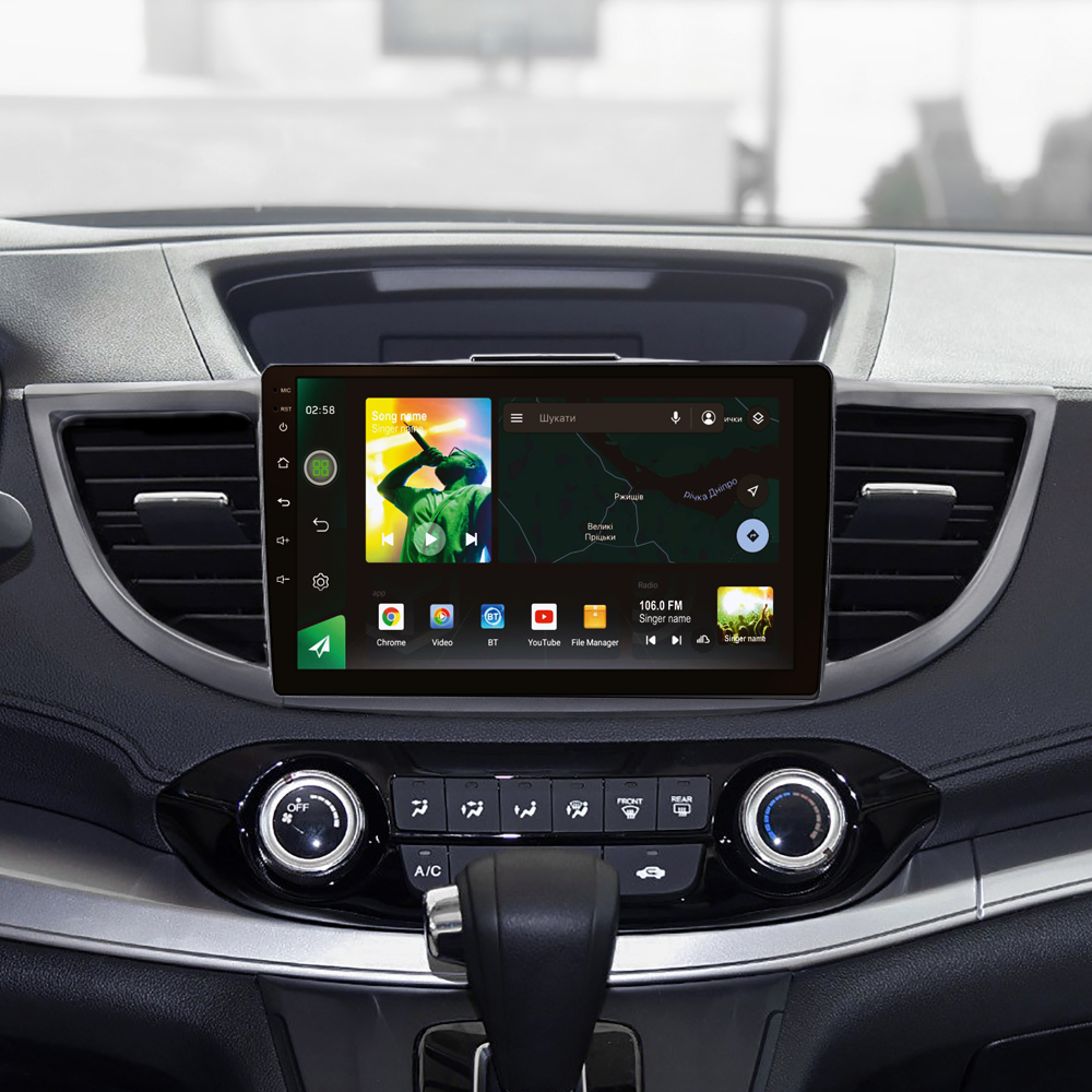 Автомобильная штатная магнитола SIGMA X10232 ANDROID 10 2+32 Gb 4G DSP Honda CR-V CR-V 4 RM RE 2011-2018 (A) 10"
