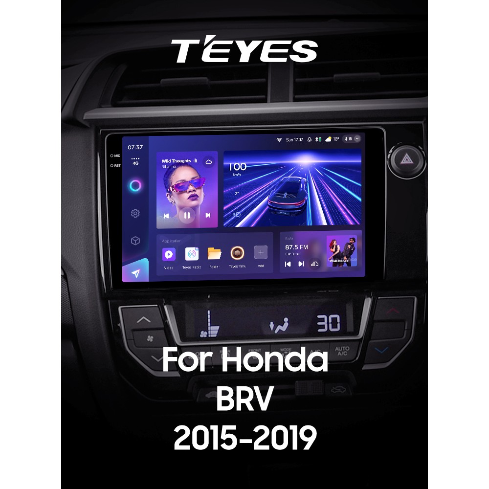 Штатна магнітола Teyes CC3 4+32 Gb Honda BRV 2015-2019 9" 2k (L1)