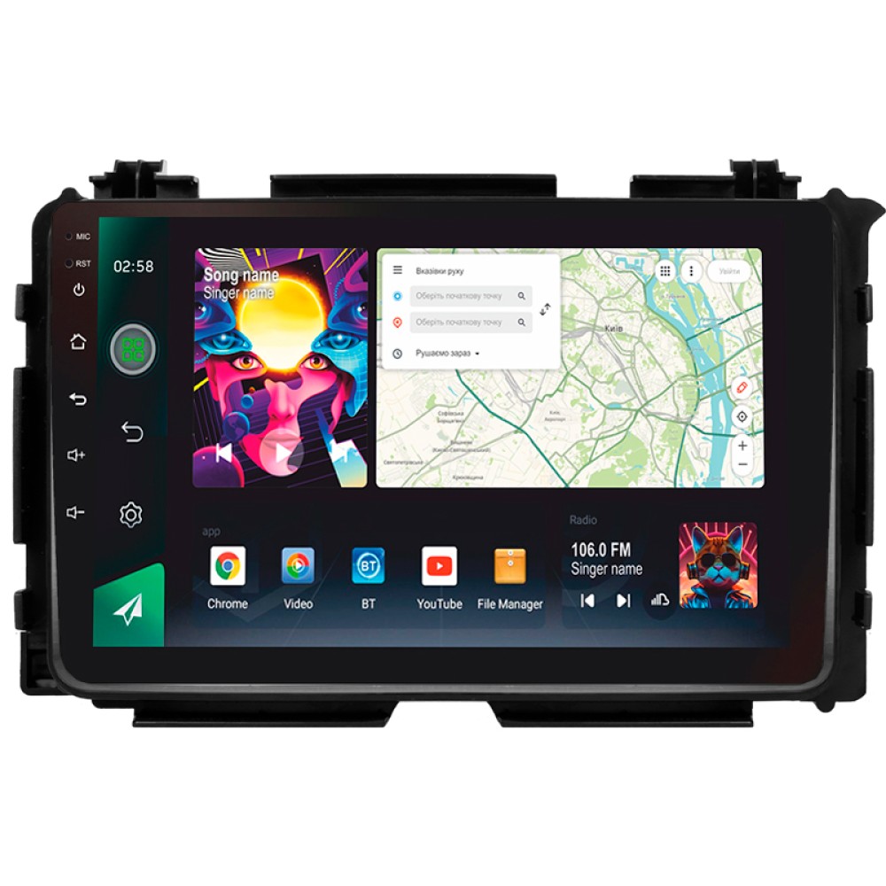Автомобильная штатная магнитола SIGMA PRO 9464 ANDROID 12 4+64 Gb 4G DSP Honda Vezel HR-V HRV 2015-2018 9" дюймов