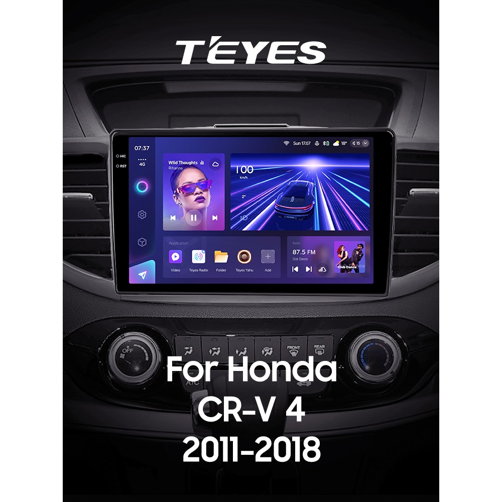 Штатна магнітола Teyes CC3 3+32 Gb Honda CR-V CR-V 4 RM RE 2011-2018 (B) 10" 2k