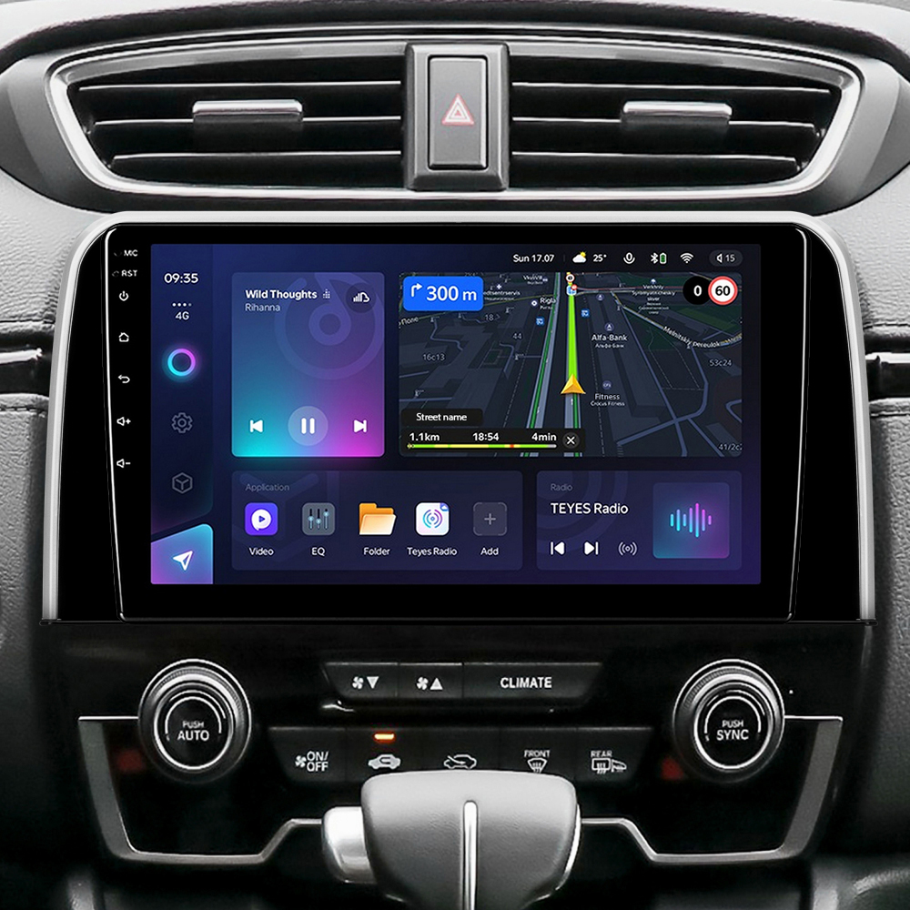 Автомобільна штатна магнітола Teyes CC3L 4+32 Gb Honda CR-V CR-V 5 RT RW 2017-2022 9"