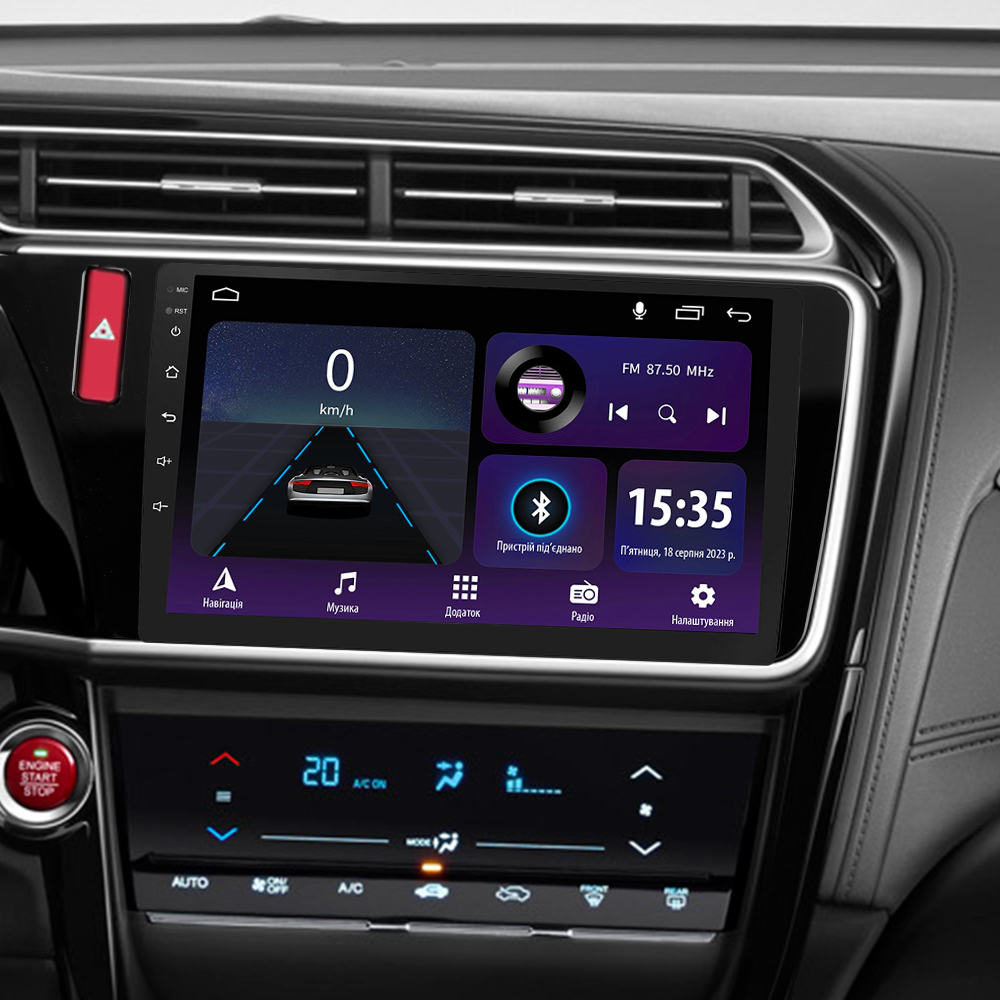 Автомобильная штатная магнитола SIGMA E10232 ANDROID 10 2+32 Gb Honda City 2014-2017 (A) 10" дюймов