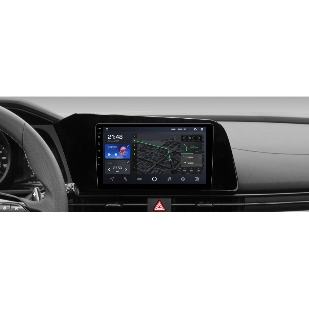 Штатна магнітола AMS T910 6+128 Gb Hyundai Elantra VII CN7 (ZYJ) 2020-2021 9"