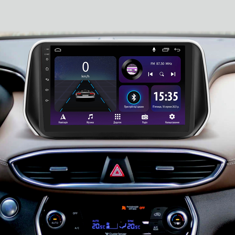 Автомобильная штатная магнитола SIGMA E9232 ANDROID 10 2+32 Gb Hyundai Tucson 2018-2020 9" (L1) дюймов