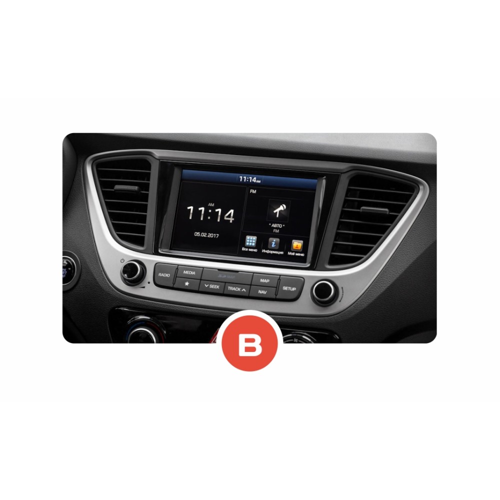 Штатная магнитола AMS T910 6+128 Gb Hyundai Solaris 2 2017-2020 (B) 9"