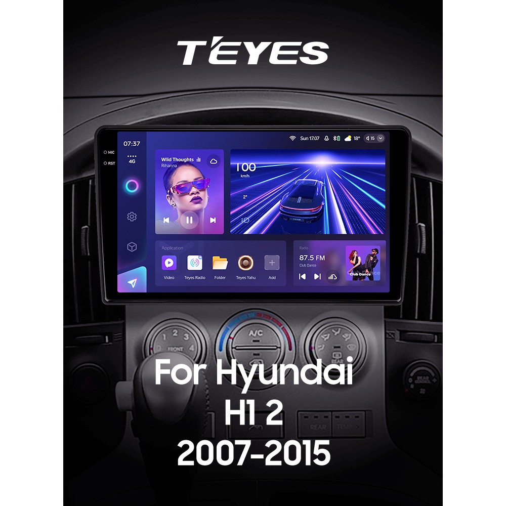 Штатна магнітола Teyes CC3 4+32 Gb Hyundai H1 TQ 2007-2015 9" 2k