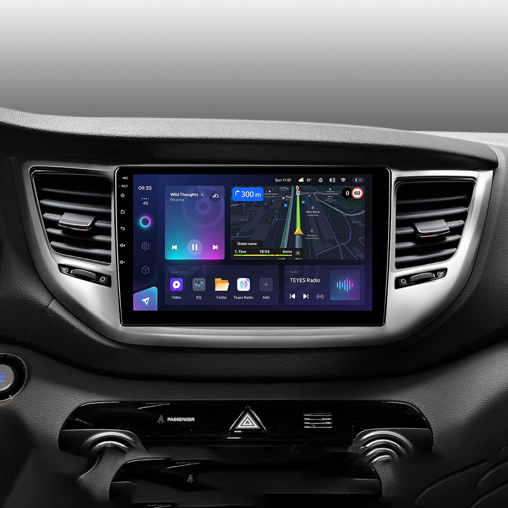 Автомобільна штатна магнітола Teyes CC3L 4+32 Gb Hyundai Tucson 3 2015-2018 (B) 9"