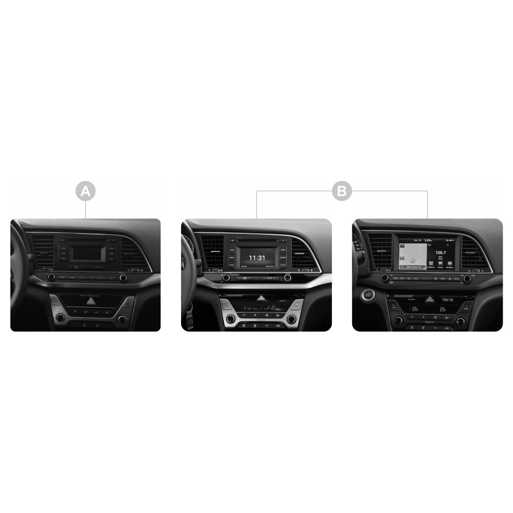 Штатная магнитола Teyes X1 2+32Gb Hyundai Elantra 6 2015-2018 (A) 9"