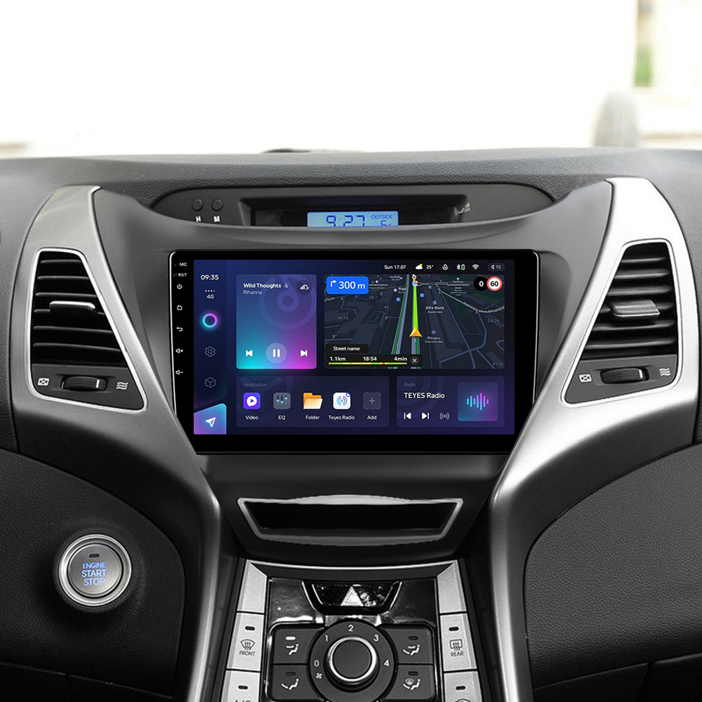 Автомобільна штатна магнітола Teyes CC3L 4+32 Gb Hyundai Elantra 5 JK GD MD UD 2010-2016 (F1) 9"