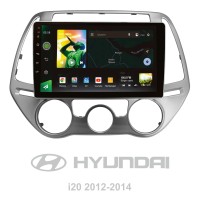 Штатная магнитола SIGMA X9464 ANDROID 10 4+64 Gb 4G DSP Hyundai i20 2 2012-2014 9"